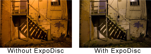 Stairs, With and Without ExpoDisc