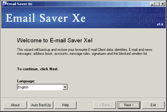 Initial Screen
