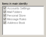 Items To Backup
