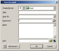 Create a new Password Agent entry
