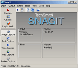 SnagIt 7 Classic view