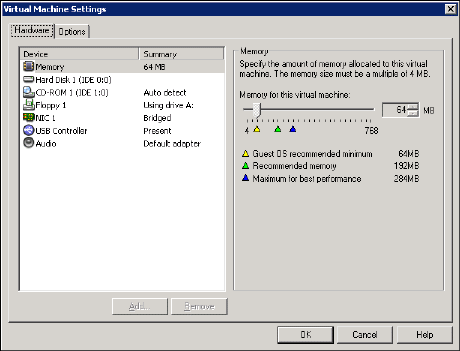 VMware Options